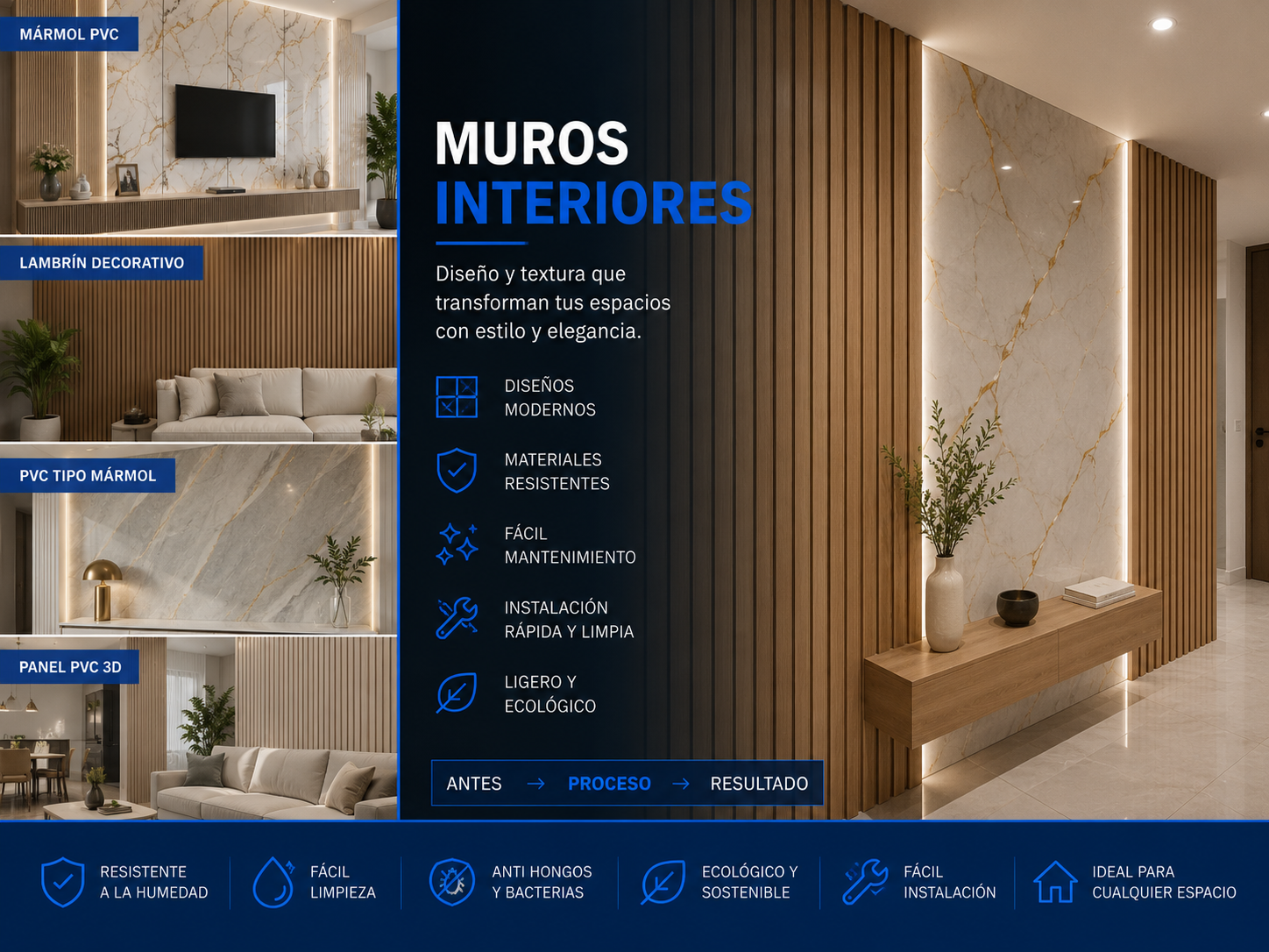 Muros interiores