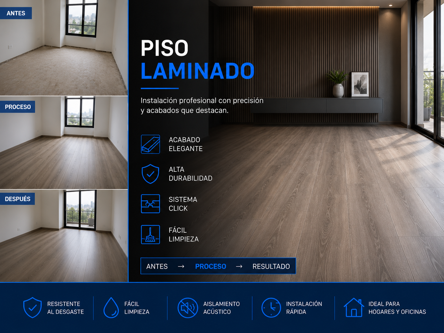 Piso laminado