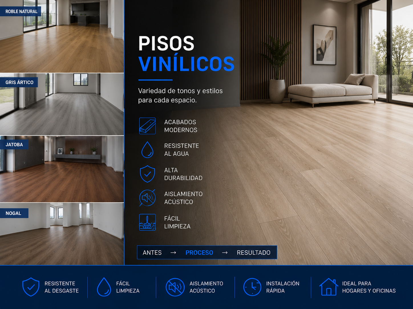 Pisos vinílicos